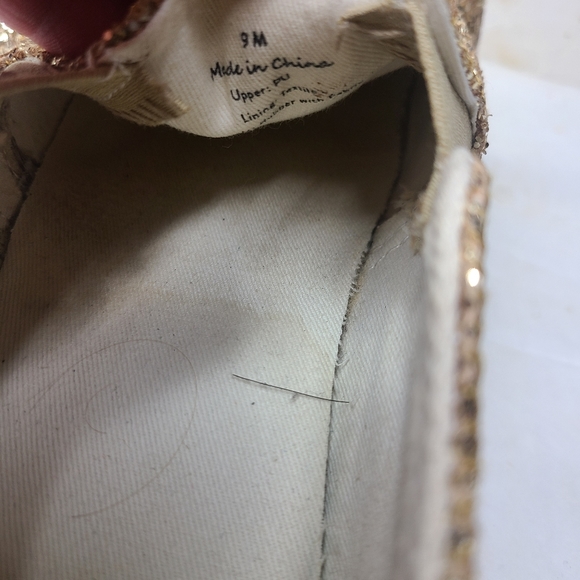 Jack Rogers Size 9 Slide On Gold Shoes - Picture 7 of 7